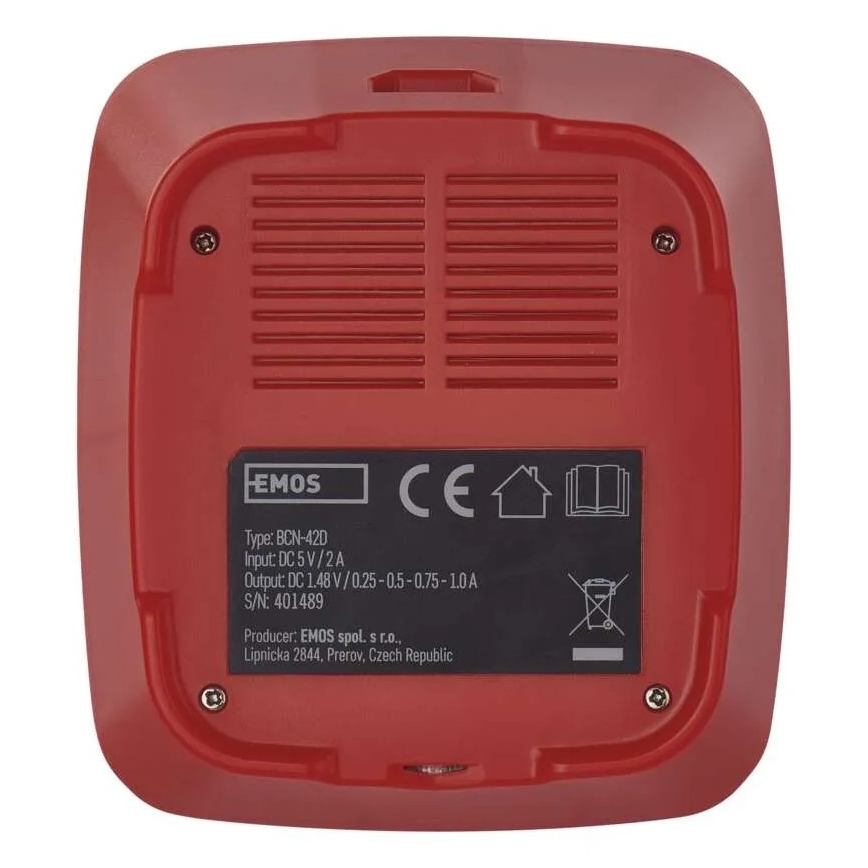 Φορτιστής μπαταρίας με οθόνη LCD 4xAA/AAA 5V