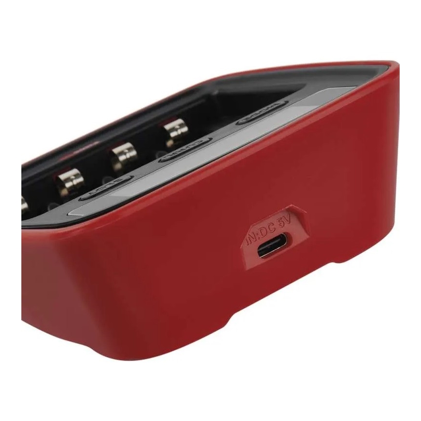 Φορτιστής μπαταρίας με οθόνη LCD 4xAA/AAA 5V