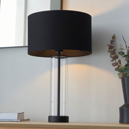 Endon 100440 - Ρυθμιζόμενη επιτραπέζια λάμπα LESSINA 1xE27/10W/230V μαύρη