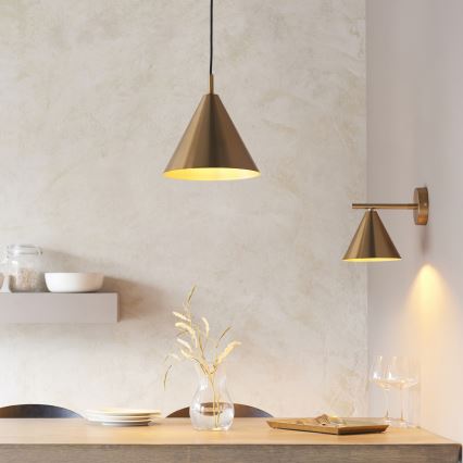 Endon 102893 - Σποτ τοίχου CAPE 1xE14/7W/230V ορείχαλκος