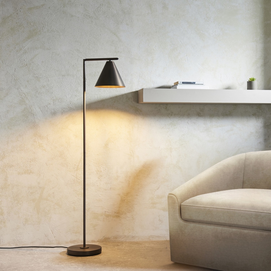 Endon 102895 - επιδαπέδιο φωτιστικό CAPE 1xE27/10W/230V μπρονζέ