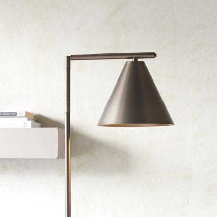Endon 102895 - επιδαπέδιο φωτιστικό CAPE 1xE27/10W/230V μπρονζέ