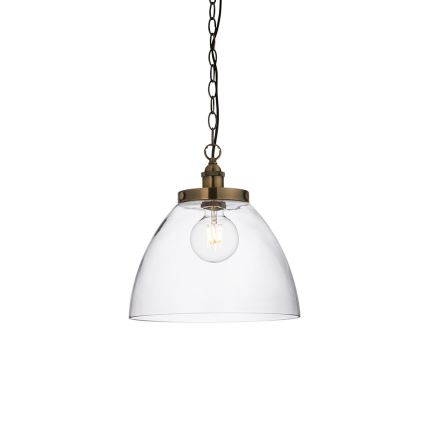 Endon 102926 - Κρεμαστό φωτιστικό οροφής HANSEN 1xE27/10W/230V ορείχαλκος