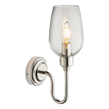 Endon 103316 - Επιτοίχιο φωτιστικό STOURTON 1xE14/6W/230V γυαλισμένο χρώμιο