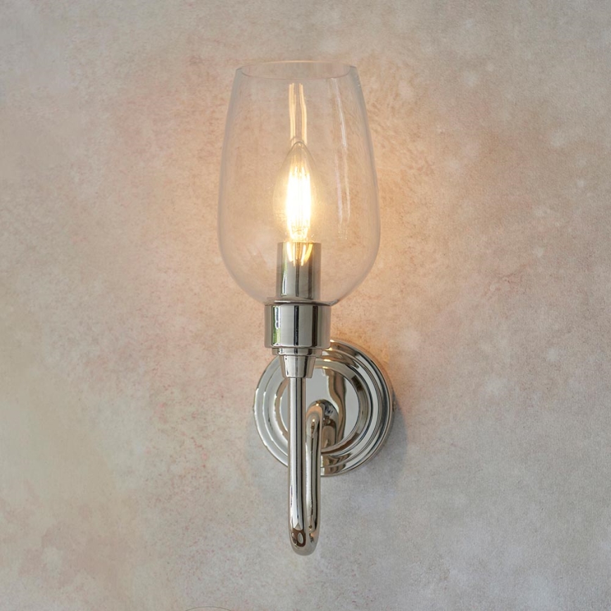 Endon 103316 - Επιτοίχιο φωτιστικό STOURTON 1xE14/6W/230V γυαλισμένο χρώμιο