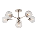 Endon 104050 - Κρεμαστό φωτιστικό ALLEGRA 6xE14/7W/230V γυαλιστερό χρώμιο/διαφανές