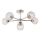 Endon 104050 - Κρεμαστό φωτιστικό ALLEGRA 6xE14/7W/230V γυαλιστερό χρώμιο/διαφανές
