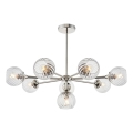 Endon 104051 - Πολυέλαιος επί ράβδου ALLEGRA 8xE14/7W/230V γυαλιστερό χρώμιο