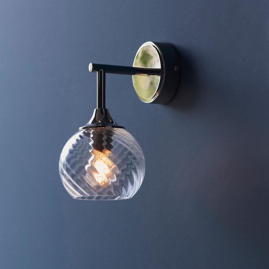 Endon 104052 - Επιτοίχιο φωτιστικό ALLEGRA 1xE14/7W/230V σε γυαλιστερό χρώμιο