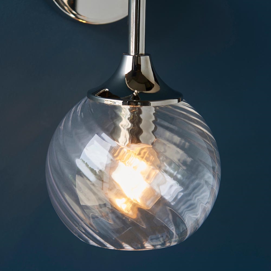 Endon 104052 - Επιτοίχιο φωτιστικό ALLEGRA 1xE14/7W/230V σε γυαλιστερό χρώμιο