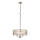 Endon 104466 - Κρεμαστό φωτιστικό οροφής CLIFTON 3xE14/6W/230V γυαλιστερό χρώμιο/διαφανές διάμετρος 38,5 cm