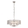Endon 104467 - Κρεμαστό φωτιστικό οροφής CLIFTON 5xE14/6W/230V γυαλιστερό χρώμιο/διαφανές διάμετρος 50,5 cm