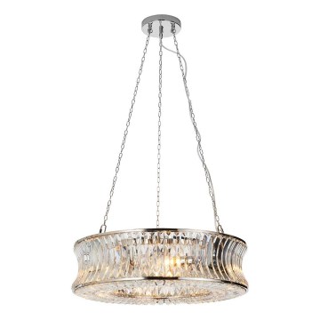 Endon 104528 - Κρεμαστό φωτιστικό με αλυσίδα 6xE14/6W/230V γυαλιστερό χρώμιο