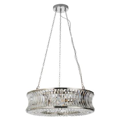 Endon 104528 - Κρεμαστό φωτιστικό με αλυσίδα 6xE14/6W/230V γυαλιστερό χρώμιο