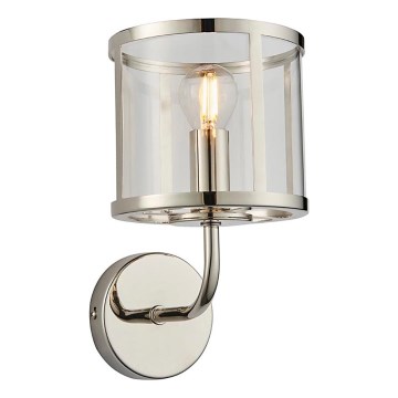 Endon 106003 - Επιτοίχιο φωτιστικό HOPTON 1xE14/7W/230V γυαλιστερό χρώμιο