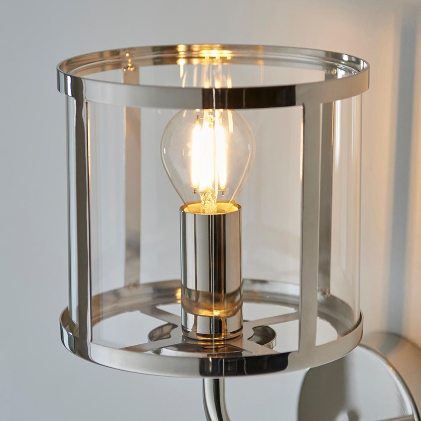 Endon 106003 - Επιτοίχιο φωτιστικό HOPTON 1xE14/7W/230V γυαλιστερό χρώμιο