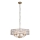 Endon 106244 - Κρεμαστό φωτιστικό με αλυσίδα CLIFTON 5xE14/6W/230V μπρούτζινο/διάφανο