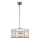 Endon 106282 - Κρεμαστό φωτιστικό με αλυσίδα RIDGETON 3xE14/6W/230V ορείχαλκος