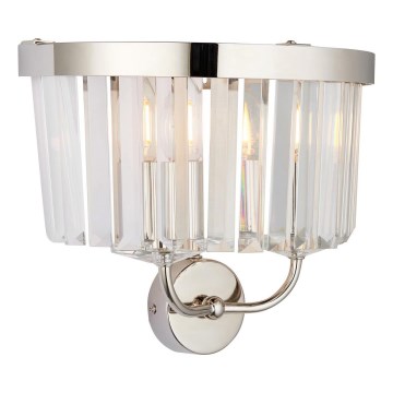 Endon 106448 - Επιτοίχιο φωτιστικό CHESTERFIELD 2xE14/6W/230V γυαλισμένο χρώμιο