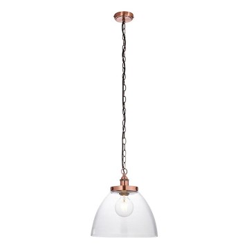 Endon 106895 - Πολυέλαιος με αλυσίδα HANSEN 1xE27/10W/230V χάλκινος