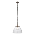 Endon 106896 - Κρεμαστό φωτιστικό με αλυσίδα HANSEN 1xE27/10W/230V ματ χρώμιο