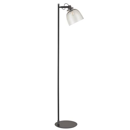 Endon 107013 - επιδαπέδιο φωτιστικό URBAN 1xE27/10W/230V μαύρο/φιμέ