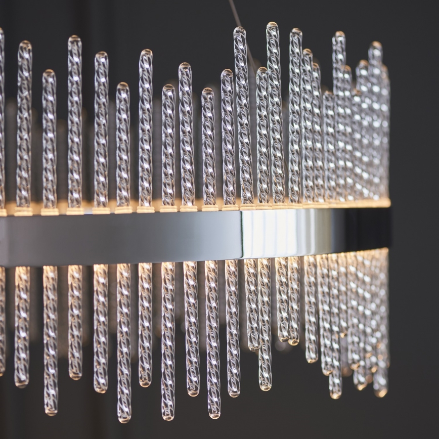 Endon 107108 - Κρεμαστό φωτιστικό LED με καλώδιο LED/56W/230V 3000K σε γυαλιστερό χρώμιο