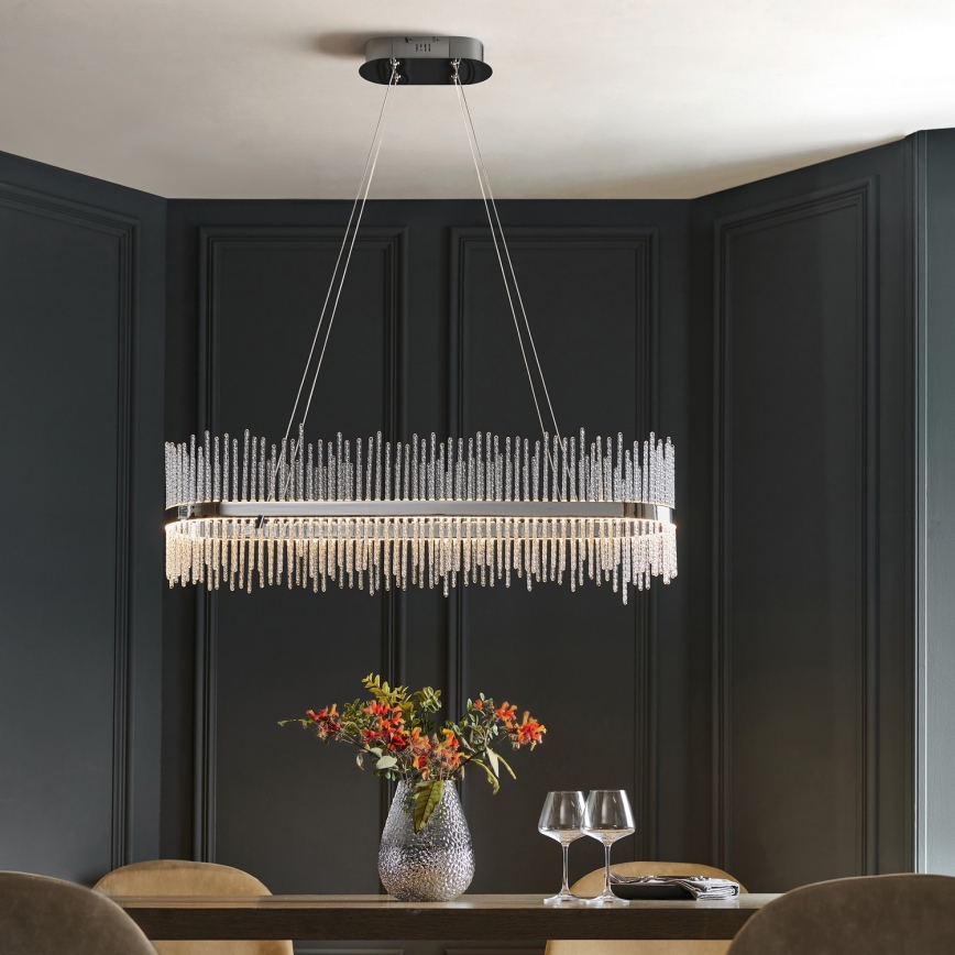Endon 107109 - Κρεμαστό φωτιστικό LED σε καλώδιο LED/47W/230V 3000K γυαλιστερό χρώμιο