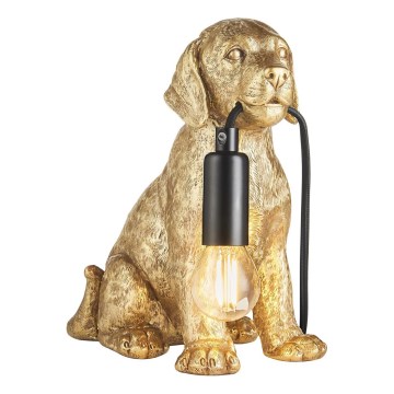 Endon 107364 - Eπιτραπέζιο φωτιστικό PUPPY 1xE14/7W/230V χρυσό