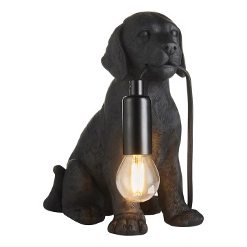 Endon 107365 - Eπιτραπέζιο φωτιστικό PUPPY 1xE14/7W/230V μαύρο