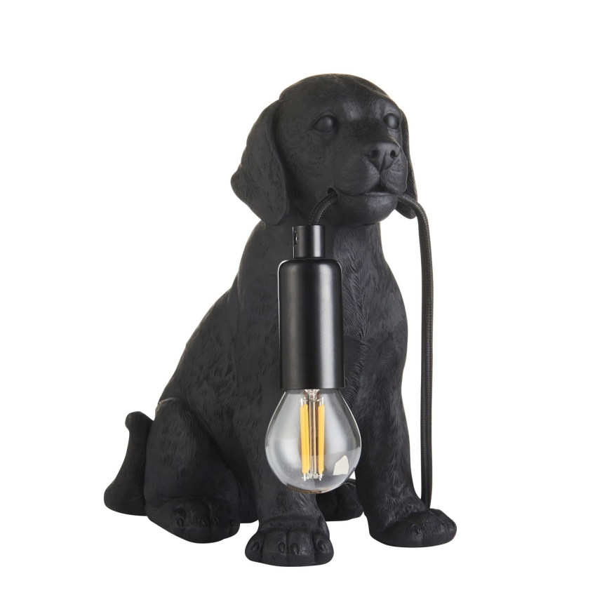 Endon 107365 - Eπιτραπέζιο φωτιστικό PUPPY 1xE14/7W/230V μαύρο