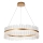 Endon 107672 - Ρυθμιζόμενος LED πολυέλαιος με καλώδιο ADRIEL LED/83W/230V 3000K Ø 89 cm χρυσό/διάφανο