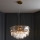 Endon 107785 - Κρεμαστό φωτιστικό με καλώδιο 9xE14/6W/230V χρυσό