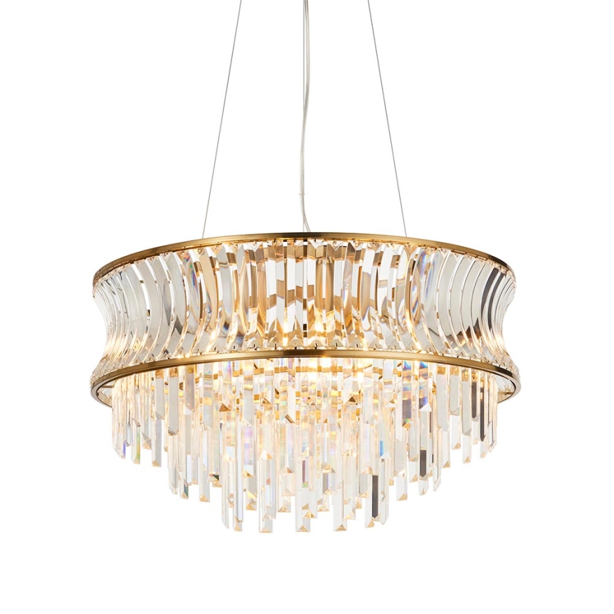 Endon 107785 - Κρεμαστό φωτιστικό με καλώδιο 9xE14/6W/230V χρυσό