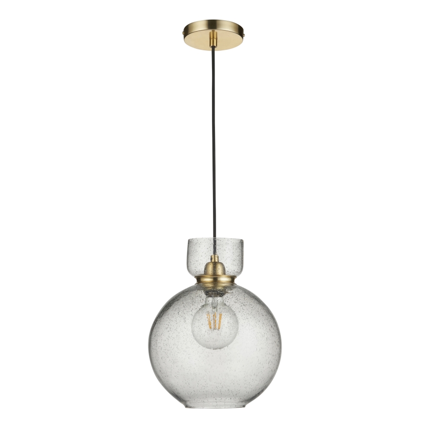 Endon 107948 - Κρεμαστό φωτιστικό με καλώδιο 1xE27/10W/230V χρυσό/καπνιστό γκρι