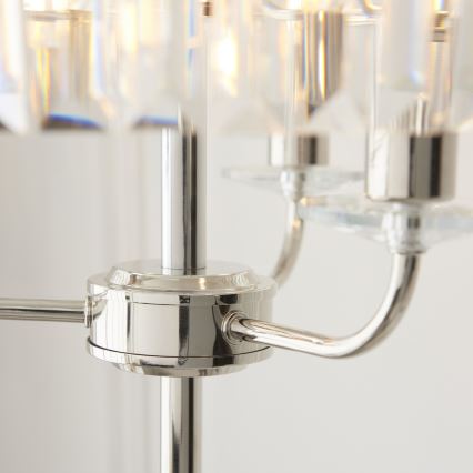 Endon 108103 - επιδαπέδιο φωτιστικό CHESTERFIELD 3xE14/6W/230V γυαλιστερό χρώμιο