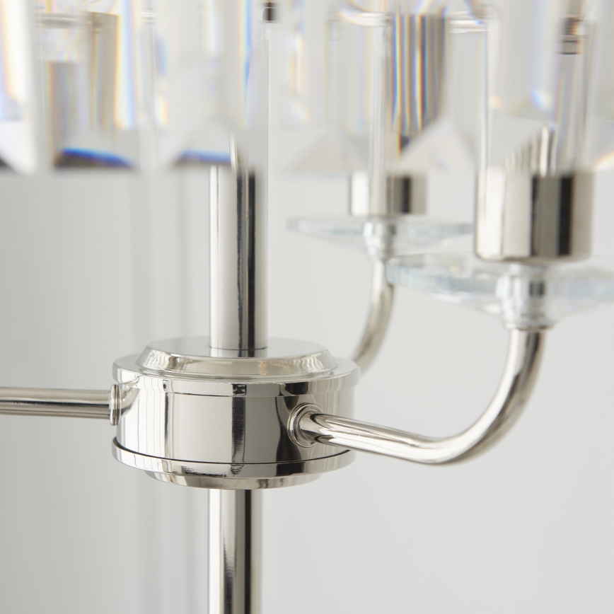 Endon 108103 - επιδαπέδιο φωτιστικό CHESTERFIELD 3xE14/6W/230V γυαλιστερό χρώμιο