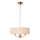 Endon 110723 - Κρεμαστό φωτιστικό οροφής HIGHCLERE 3xE14/40W/230V μπεζ/ορείχαλκος