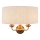 Endon 110726 - Φωτιστικό τοίχου HIGHCLERE 2xE14/40W/230V μπεζ/ορείχαλκος