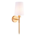 Endon 110738 - Επιτοίχιο φωτιστικό 1xE14/6W/230V λευκό/χρυσό
