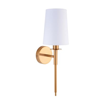 Endon 110738 - Επιτοίχιο φωτιστικό 1xE14/6W/230V λευκό/χρυσό