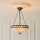 Endon 111870 - Πολυέλαιος σε αλυσίδα Tiffany FARGO 3xE27/10W/230V, διάμ. 41,5 εκ.