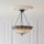 Endon 111872 - Πολυέλαιος σε αλυσίδα Tiffany HUTCHINSON 3xE27/60W/230V διάμ. 50 εκ.