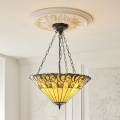Endon 111881 - Κρεμαστό φωτιστικό με αλυσίδα Tiffany JAMELIA 3xE27/10W/230V Ø 50 cm
