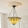 Endon 111881 - Κρεμαστό φωτιστικό με αλυσίδα Tiffany JAMELIA 3xE27/10W/230V Ø 50 cm