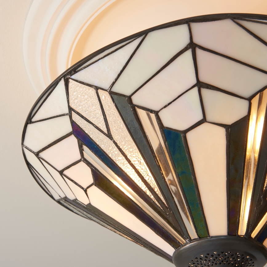 Endon 111895 - Πλαφονιέρα Tiffany ASTORIA 3xE27/10W/230V, διάμ. 48 εκ.