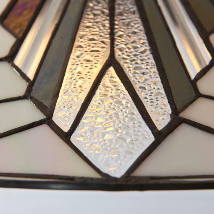 Endon 111922 - Κρεμαστό φωτιστικό σε αλυσίδα Tiffany ASTORIA, 3xE27/10W/230V, Ø 48 cm