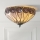 Endon 112188 - Φωτιστικό οροφής Tiffany HUTCHINSON 2xE27/60W/230V Ø 40 εκ.