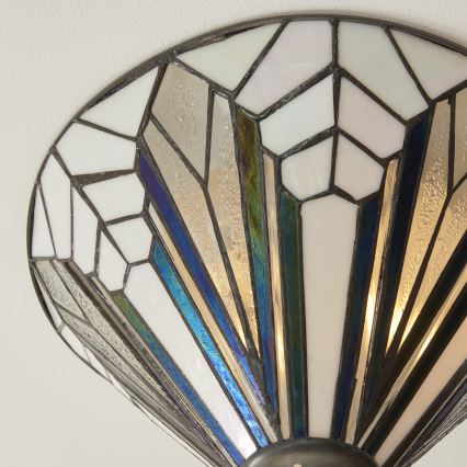 Endon 112191 - Φωτιστικό οροφής Tiffany ASTORIA 2xE27/60W/230V, διάμετρος 40 cm