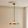 Endon 112197 - Κρεμαστό φωτιστικό με αλυσίδα Tiffany INGRAM, 1xE27/60W/230V, διάμ. 45 εκ.